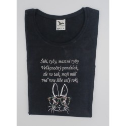Veľkonočné tričko so zajacom