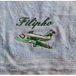 Detský uterák lietadlo